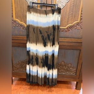 Karen Kane Earthy Tie-Dye Maxi Skirt